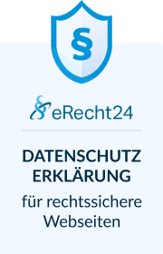 erecht24 siegel datenschutz rot